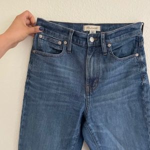 Madewell The high rise slim boy Jean